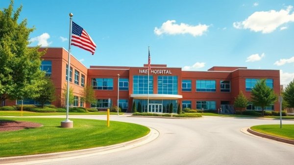 Southeast Michigan healthcare survey at brick hospital building