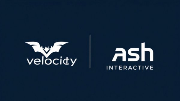 Logo design featuring Velocity and Ash Interactive, Michigan startup investment opportunities.