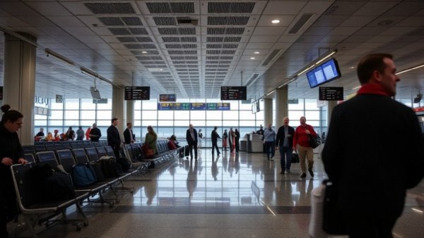 Passengers Affected at Detroit Metropolitan Wayne County Airport, Michigan, USA as 81 Flights Are Delayed, No Cancellations, Disrupting Delta Air Lines, United Airlines, Southwest Airlines, and More Across Domestic and International Routes to New York, Ch