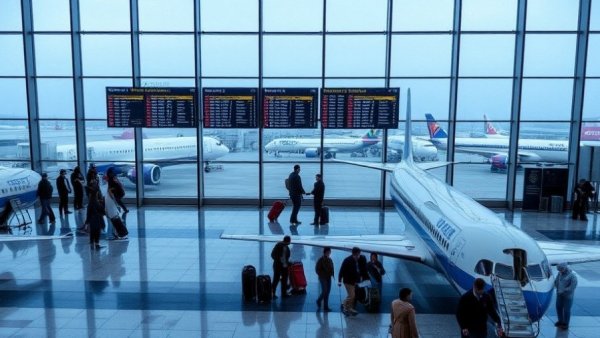 Passengers Affected at Detroit Metropolitan Wayne County Airport, Michigan, USA as 81 Flights Are Delayed, No Cancellations, Disrupting Delta Air Lines, United Airlines, Southwest Airlines, and More Across Domestic and International Routes to New York, Ch
