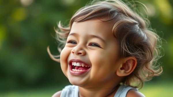 Smiling child outdoors, related to Messiah's Law Michigan.