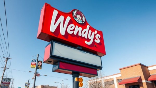 Wendy's sign against blue sky, highlighting closures in Michigan.
