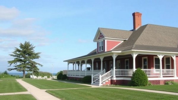 The world's longest porch resides on Mackinac Island