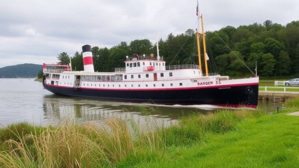 SS Badger season opens. When to see steamer leave, return daily