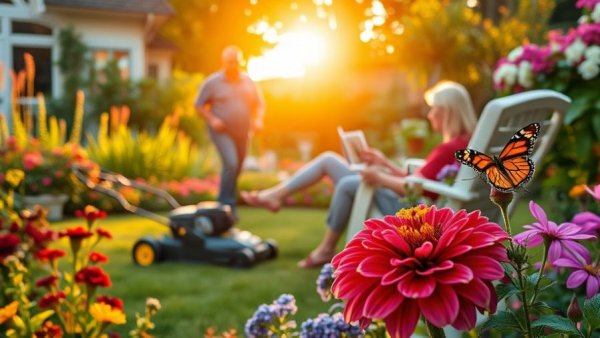 Live gardening Q&A session: Diverse garden activities collage.