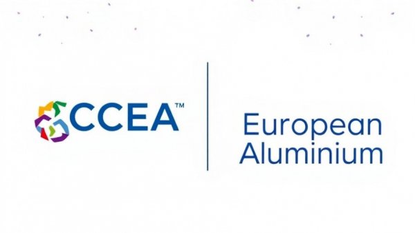 Low carbon aluminium automotive logos: ACEA and European Aluminium.