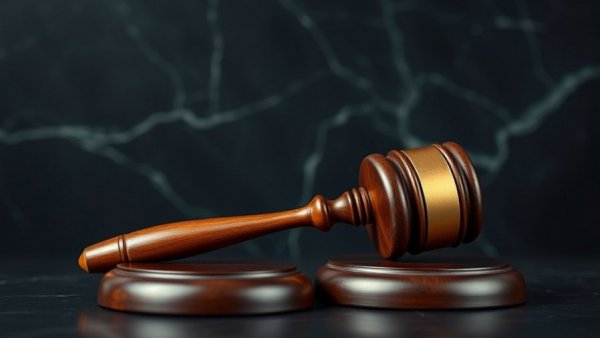 Wooden gavel on marble background symbolizing Michigan medical sales tax exemption.