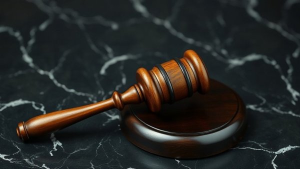 Close-up of wooden gavel on dark marble, symbolizing Michigan medical sales tax exemption