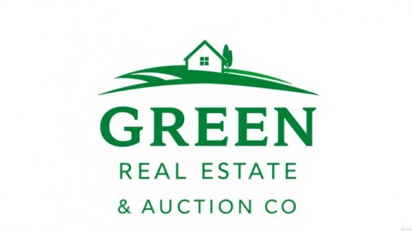 Green Real Estate Sac County Small Business logo on white background.