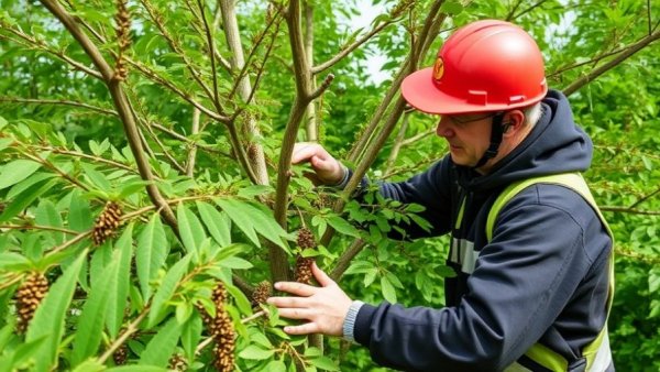 Arborist warning families of poisonous plant
