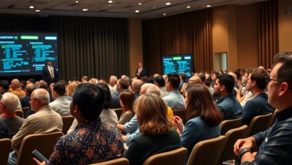 Attendees at Michigan Sustainable Tourism Summit listening to a speaker.