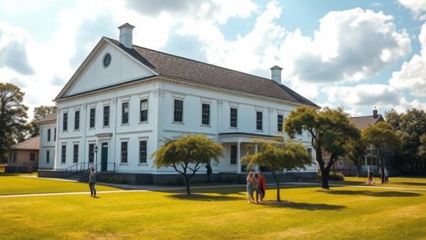 Exploring Main Street community revitalization scene with historic building