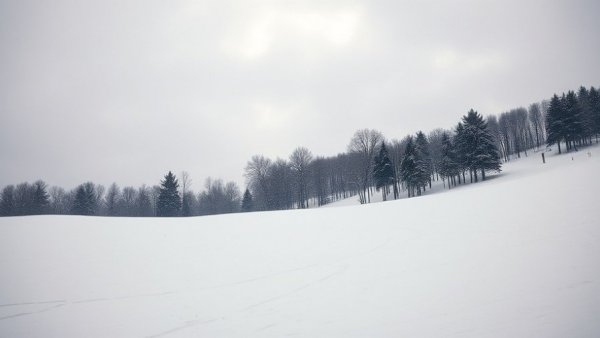 Michigan ski season Memorial Day runs on a quiet snowy slope.