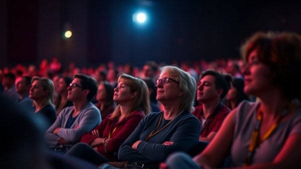 Attendees at Google Marketing Live 2026 conference listening attentively.