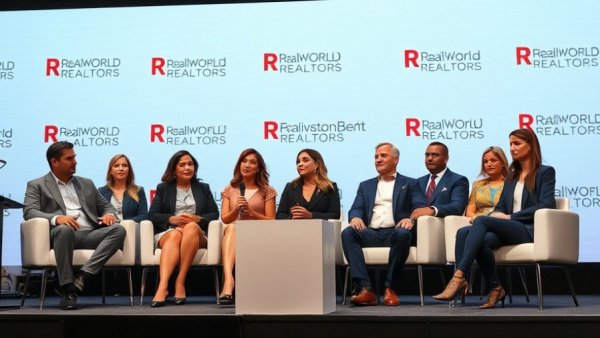 Real estate conference panel in Miami discussing future.