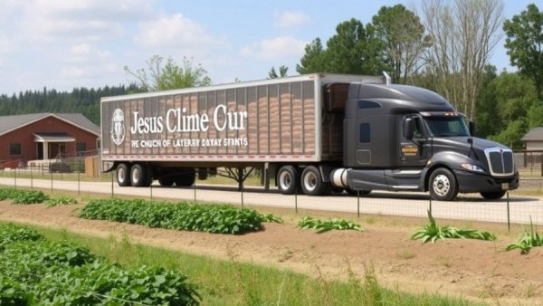 The Church of Jesus Christ of Latter-day Saints delivers truckload of food to Cultivate