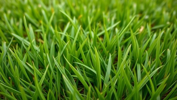 Lush centipedegrass lawn detail for maintenance guide.