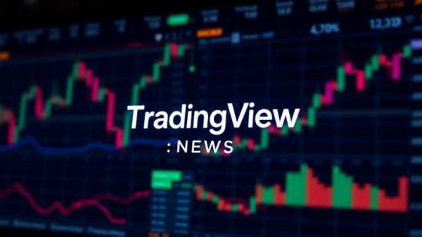 Digital trading dashboard with TradingView News logo.