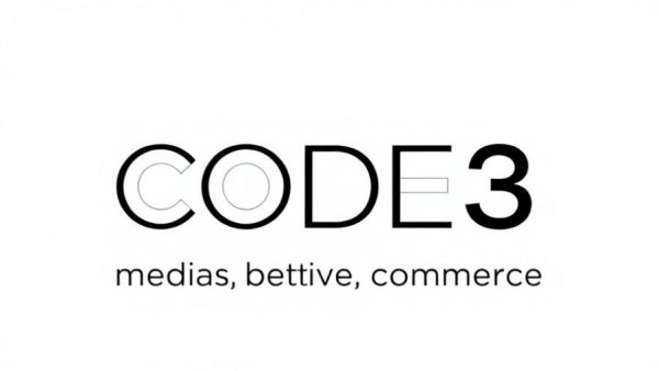 CODE3 logo illustrating a digital marketing strategy focus.