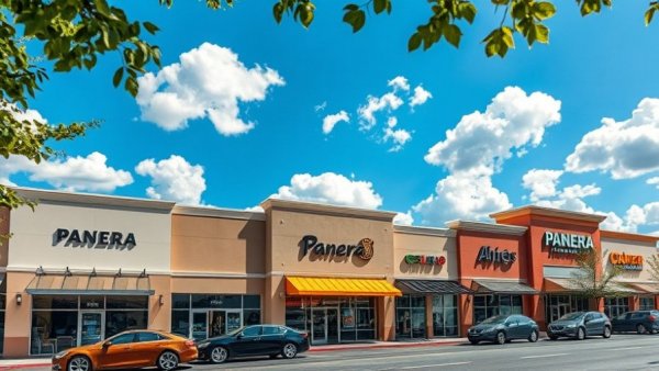 Commercial real estate investment Rochester; vibrant shopping center.