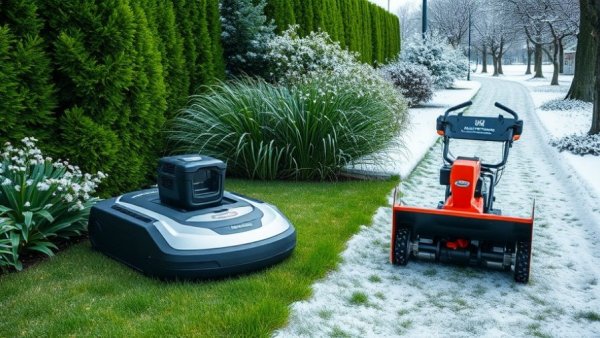 Affordable lawn mowing Shelby MI with modern robot.