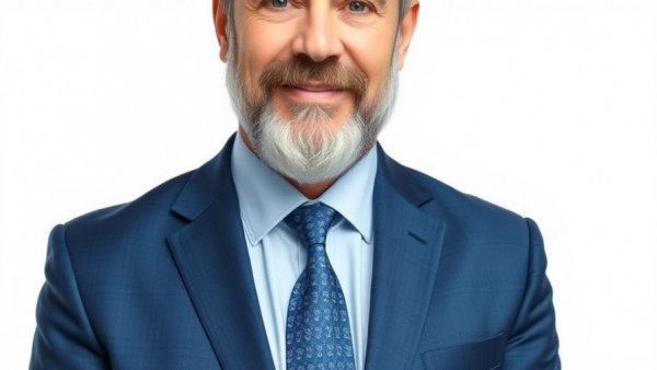 Professional rental property oversight services executive in a suit