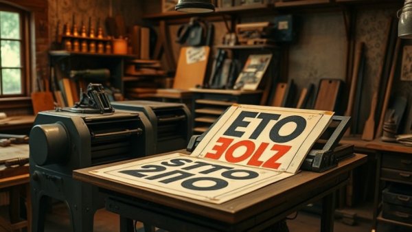 Vintage printmaking emphasizing 'HAND MADE' in a digital marketing strategy context.