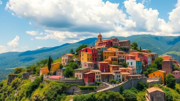 Picturesque Cyprus village showcasing tourism growth strategy.