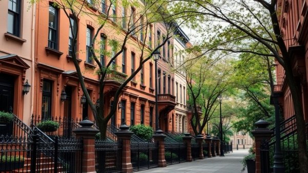 Elegant street view highlighting property guardianship potential