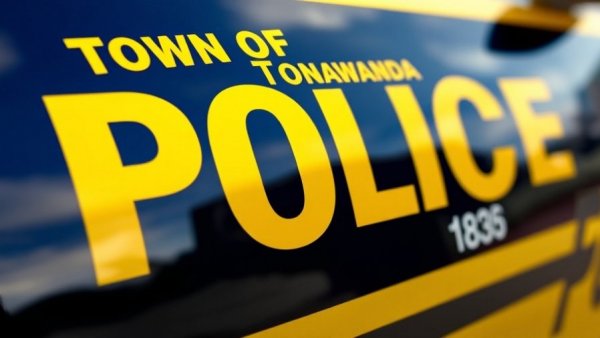 Town of Tonawanda police car emblem in vibrant colors