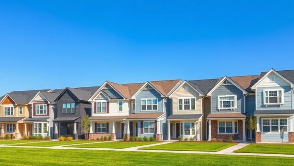 Modern suburban houses illustrating home watch industry consolidation