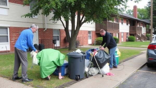 Hastings mayor, state senator pick up trash at Lee Apartments amid unpaid bills