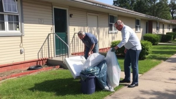 Hastings mayor, state senator pick up trash at Lee Apartments amid unpaid bills