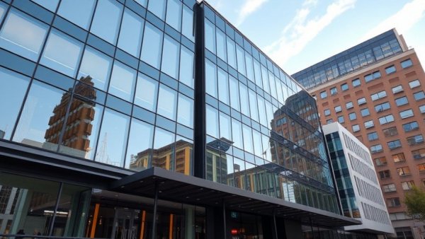 Modern office building exemplifying rental property oversight services
