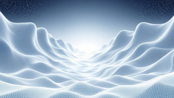 Futuristic digital mesh background with Geneonline Newsflash