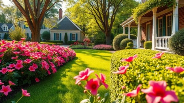 Choosing a Lawn Care Service in Canada for a lush green garden.