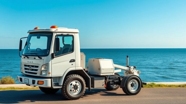 Booking Lawn Care in Vancouver, truck by ocean