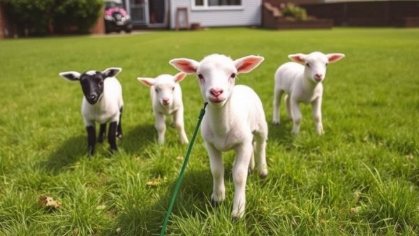 'Lamb mowers': An adorable, yet unconventional, lawn care team
