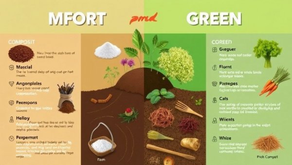 Infographic on starting your first compost pile with materials list.