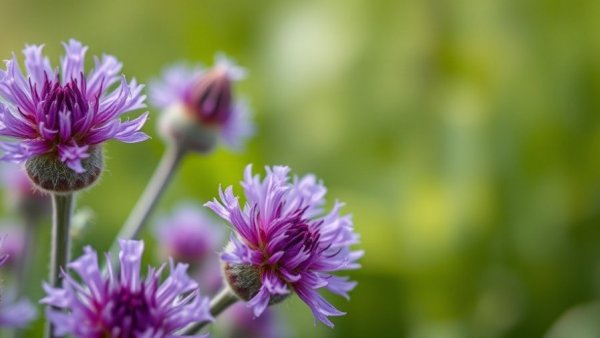 Common weeds in Oklahoma, close-up of purple flowers
