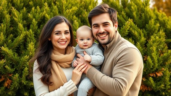 Happy family outdoors, ideal for lawn care services Shelby MI
