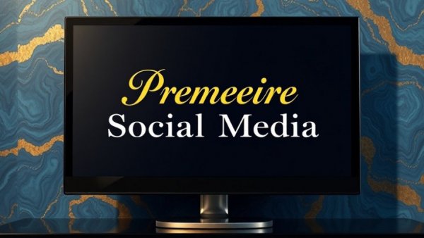Luxurious display of integrated digital marketing strategy on a computer.