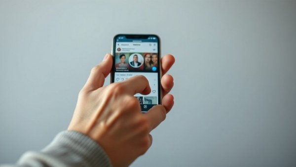 Person engaging with smartphone for digital marketing strategy