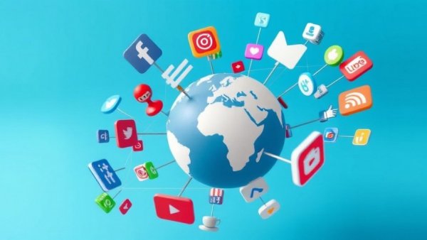 Digital marketing resources 2026 concept with 3D icons and globe.
