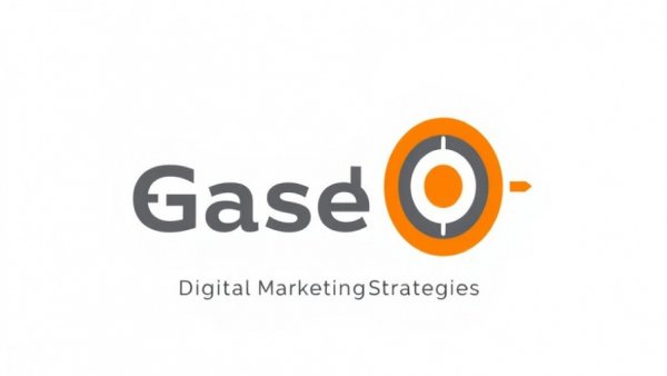 Modern logo design emphasizing digital marketing strategies