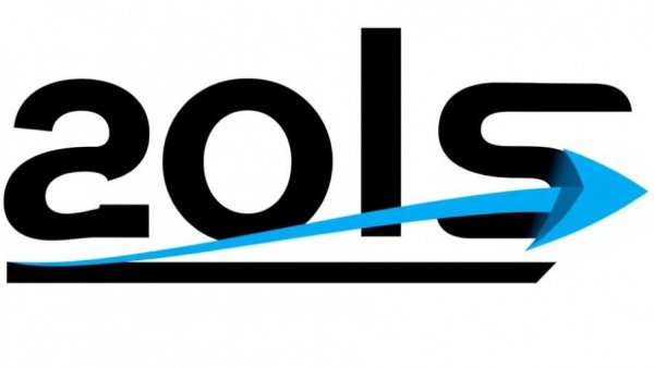 Modern logo design with bold text and arrows