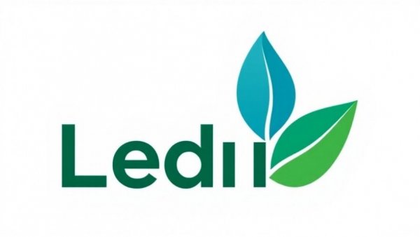Customized year-round lawn care program logo with leaf design.