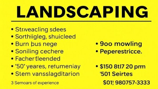 Lawn fertilization and weed control services Muskegon ad