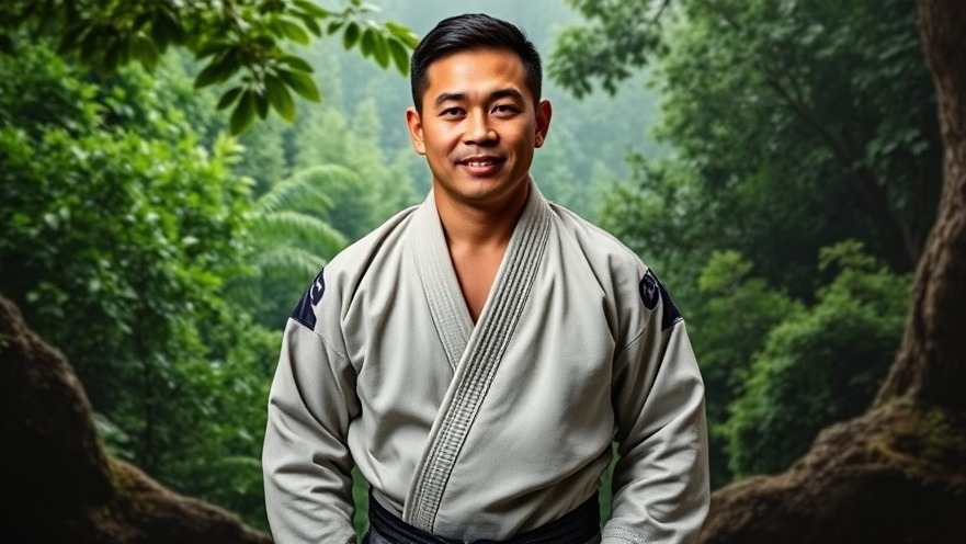 David Ooi showcases Jiu Jitsu techniques in a sustainable martial arts setting.