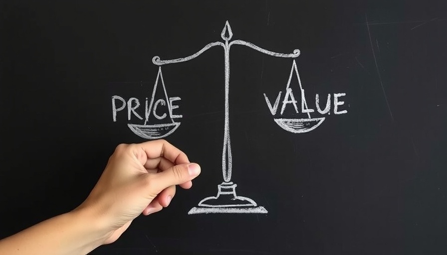 British American Tobacco economic value illustration with hand drawing scale.